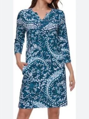 Vibrant Breathable Quick Dry Sun Dress with UPF 50+ Protection Size XL